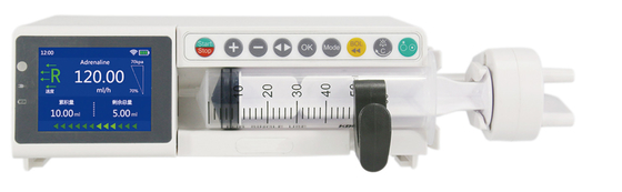 پمپ سرنگ پزشکی CE Icu با دکمه هشدار چندگانه کنترل آسان