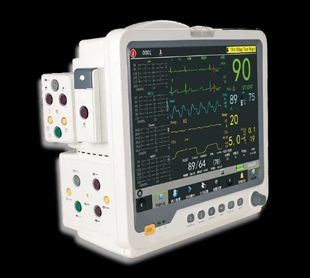 ICU Plug In مانیتور قابل حمل بیمار 3/5 ECG سرب برای بیمارستان