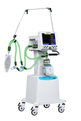 R50 Intensive Care Ventilator صفحه نمایش 12 اینچی Tft با صفحه نمایش لمسی