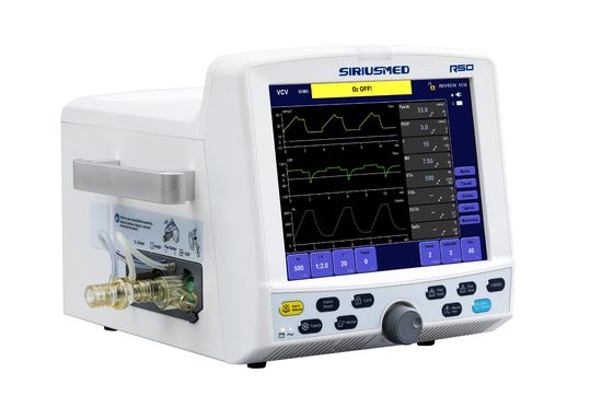 ICU Purple Horn Ventilator VCV PCV با صفحه نمایش لمسی 12.1 اینچی TFT